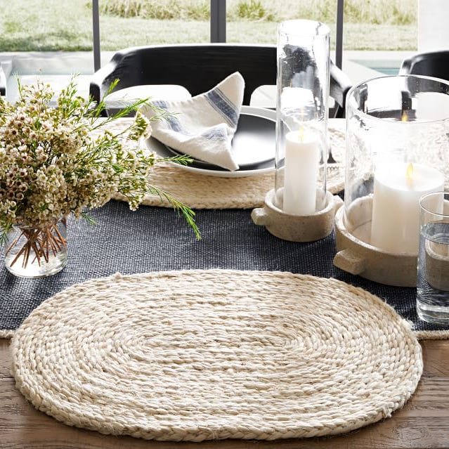 Mori Oval Coil Jute Placemat